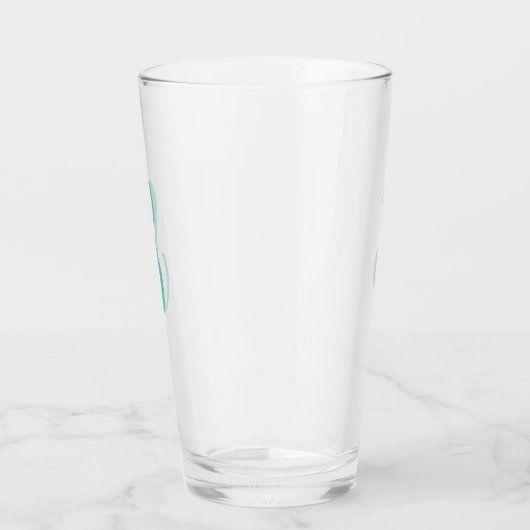 Creëer Uw eigen aangepaste monogram Drink Glas (Links)