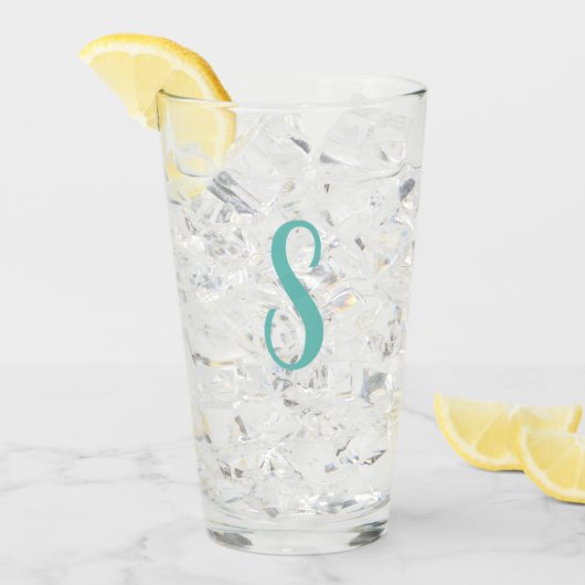 Creëer Uw eigen aangepaste monogram Drink Glas (Voorkant ijs)