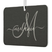 Creëer uw eigen aangepaste monogram en naamscript luchtverfrisser (Links)
