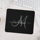 Creëer uw eigen aangepaste monogram en naamscript muismat