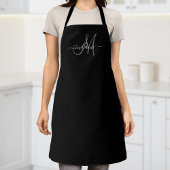 Creëer uw eigen aangepaste monogram en naamscript schort