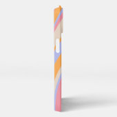 Creëer uw eigen aangepaste naam Boho Rainbow Patte iPhone Hoesje (Rechterkant)