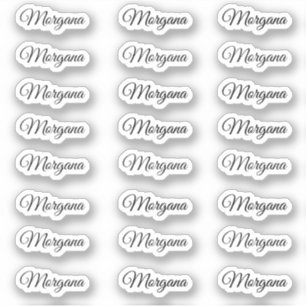 Creëer Uw Eigen Aangepaste Naam van het Moderne Ma Sticker