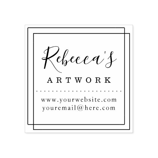 Creëer Uw eigen aangepaste naamillustraties Rubberstempel (Afrduk)