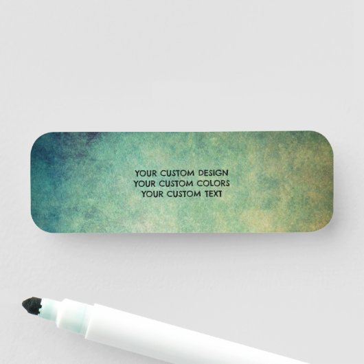 Creëer Uw eigen aangepaste Naamplaatje (In situ)