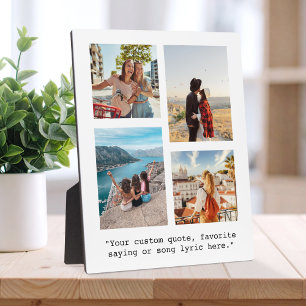 Creëer Uw eigen aangepaste offerte 4 Fotocollage Fotoplaat