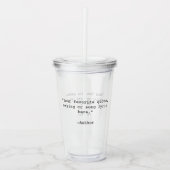 Creëer Uw eigen aangepaste offerte Acryl Drinkbeker (Voorkant)