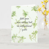 Creëer Uw eigen aangepaste offerte - Botanisch Kaart (Gele Bloem)