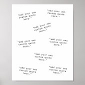 Creëer uw eigen aangepaste offerte collage poster (Voorkant)