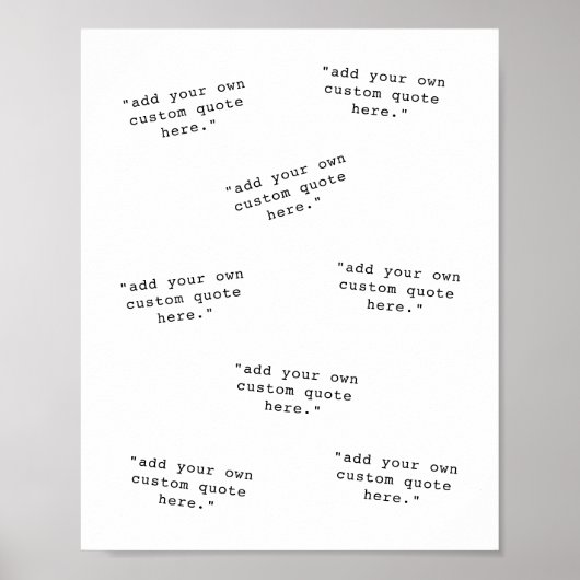Creëer uw eigen aangepaste offerte collage poster (Voorkant)
