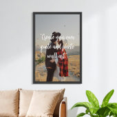 Creëer uw eigen aangepaste offerte en foto-Poster Poster