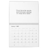 Creëer Uw eigen aangepaste offerte Kalender (Jan 2027)