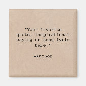 Creëer Uw eigen aangepaste offerte Magneet (Voorkant)