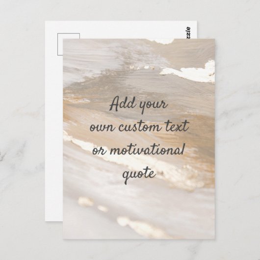 Creëer Uw eigen aangepaste offerte - neutraal Briefkaart (Voorkant / Achterkant)