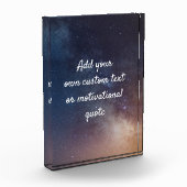 Creëer uw eigen aangepaste offerte - Night Sky Fotoblokken (Links)