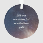 Creëer uw eigen aangepaste offerte - Night Sky Ornament (achterkant)