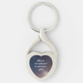 Creëer uw eigen aangepaste offerte - Night Sky Sleutelhanger (Voorkant)