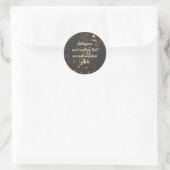 Creëer Uw eigen aangepaste offerte - Sparkles Ronde Sticker (Tas)