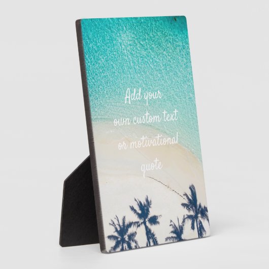 Creëer uw eigen aangepaste offerte - strand fotoplaat (Zijkant)