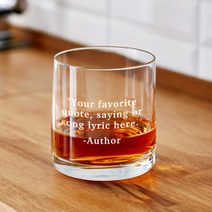 Creëer Uw eigen aangepaste offerte Whisky Glas