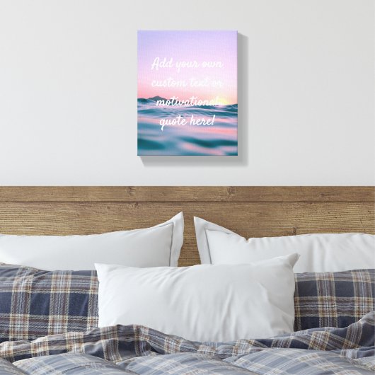 Creëer Uw eigen aangepaste offerte - Zonnevaste Ze Canvas Afdruk (Insitu (Slaapkamer))