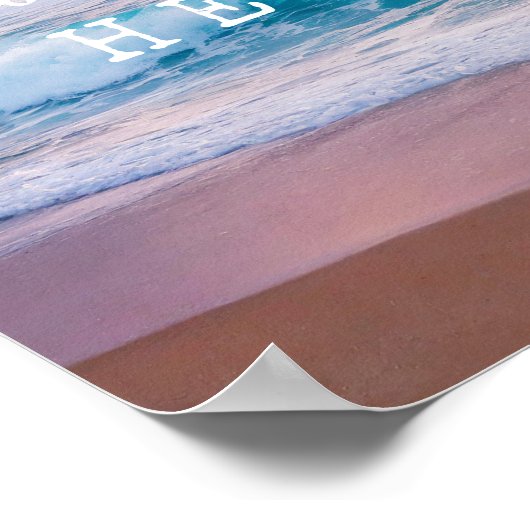 Creëer Uw Eigen Aangepaste Offerte Zonsondergang O Poster (Hoek)