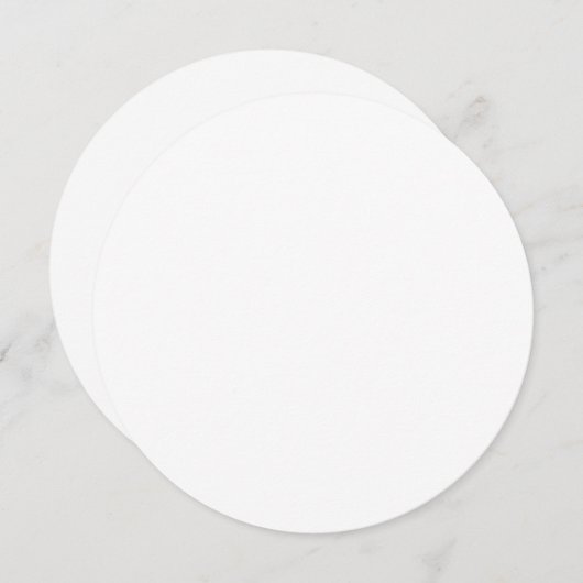 Creëer Uw eigen aangepaste ontwerp 5,25" cirkel Kaart (Voorkant / Achterkant)