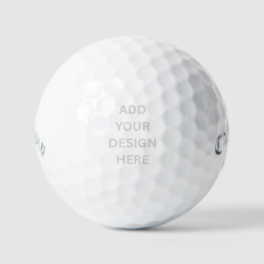 Creëer Uw eigen aangepaste ontwerp Callaway Supers Golfballen (Voorkant)