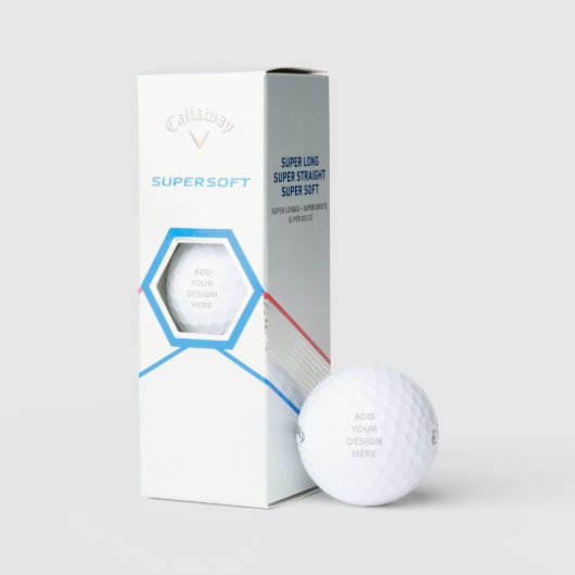 Creëer Uw eigen aangepaste ontwerp Callaway Supers Golfballen (Verpakking)
