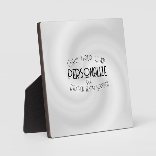 Creëer Uw eigen aangepaste ontwerp Fotoplaat (Voorkant)