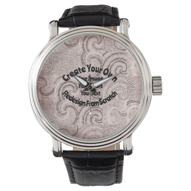Creëer Uw eigen aangepaste ontwerp Horloge (Voorkant)