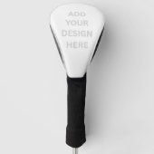 Creëer uw eigen aangepaste ontwerp katoen en polye golfheadcover (Voorkant)
