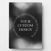 Creëer Uw eigen aangepaste ontwerp/Logo Fotoplaat (voorkant)