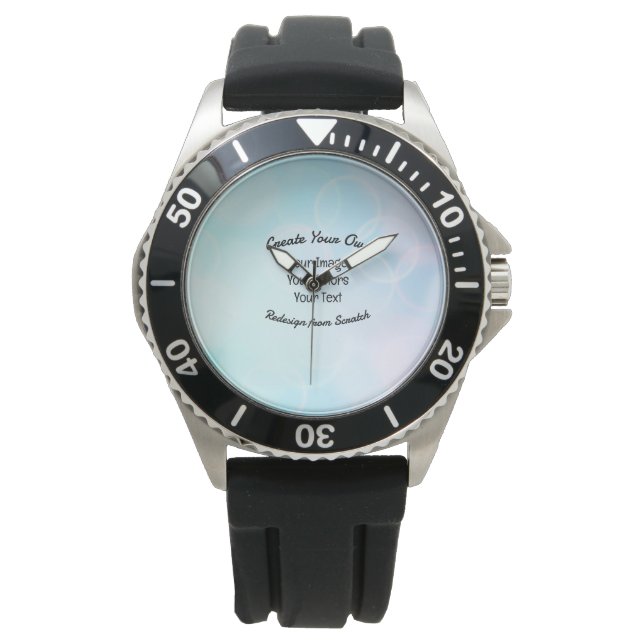 Creëer Uw eigen aangepaste ontwerp/Logo Horloge (Voorkant)