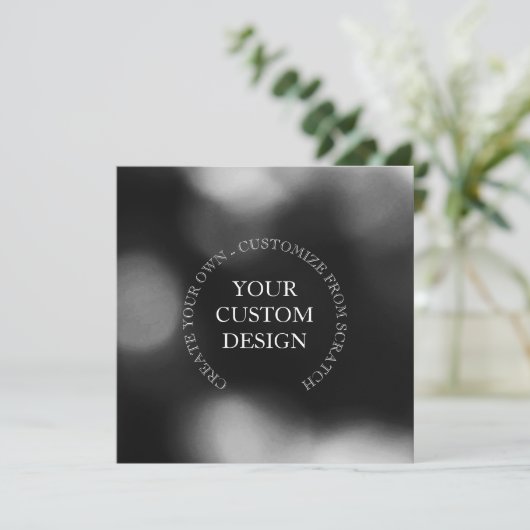 Creëer Uw eigen aangepaste ontwerp/Logo-Kaart (Staand voorkant)