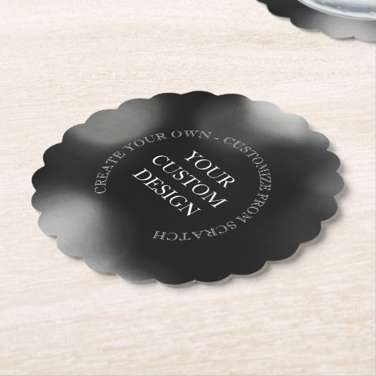 Creëer Uw eigen aangepaste ontwerp/Logo Kartonnen Onderzetters (Gekanteld)