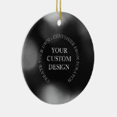 Creëer Uw eigen aangepaste ontwerp/Logo Keramisch Ornament (Rechts)