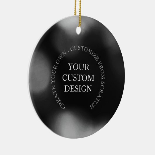 Creëer Uw eigen aangepaste ontwerp/Logo Keramisch Ornament (Rechts)