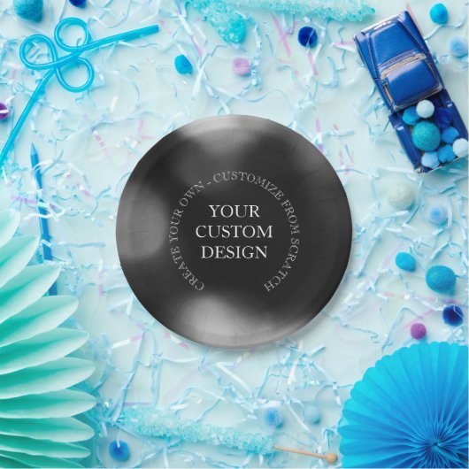 Creëer Uw eigen aangepaste ontwerp/Logo Papieren Bordje (Feest)