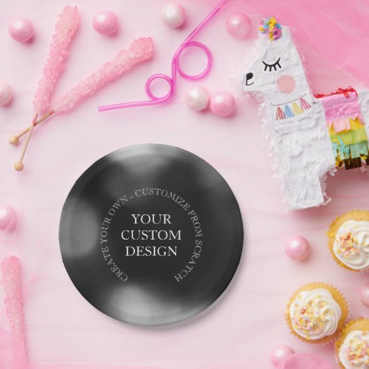 Creëer Uw eigen aangepaste ontwerp/Logo Papieren Bordje (Feest)