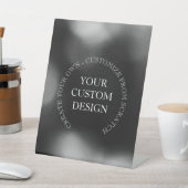 Creëer Uw eigen aangepaste ontwerp/Logo Reclamebord Met Voetstuk (Insitu)