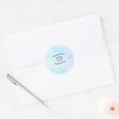 Creëer Uw eigen aangepaste ontwerp/Logo Ronde Sticker (Envelop)
