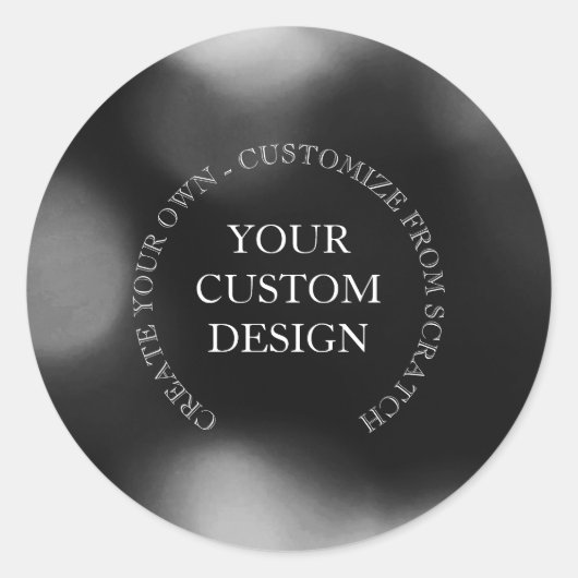 Creëer Uw eigen aangepaste ontwerp/Logo Ronde Sticker (Voorkant)