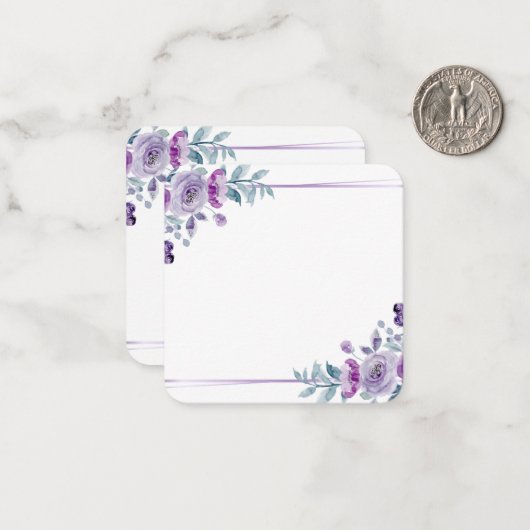 Creëer Uw eigen aangepaste ontwerp Notitiekaartje (Voorkant / Achterkant in situ)