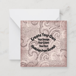 Creëer Uw eigen aangepaste ontwerp Notitiekaartje