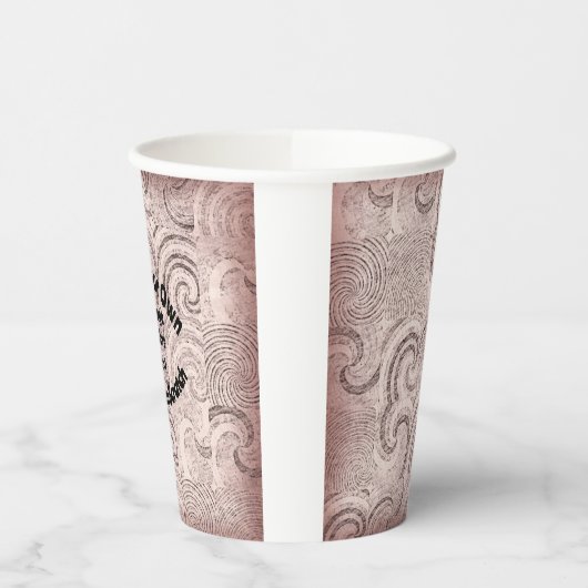 Creëer Uw eigen aangepaste ontwerp Papieren Bekers (Links)