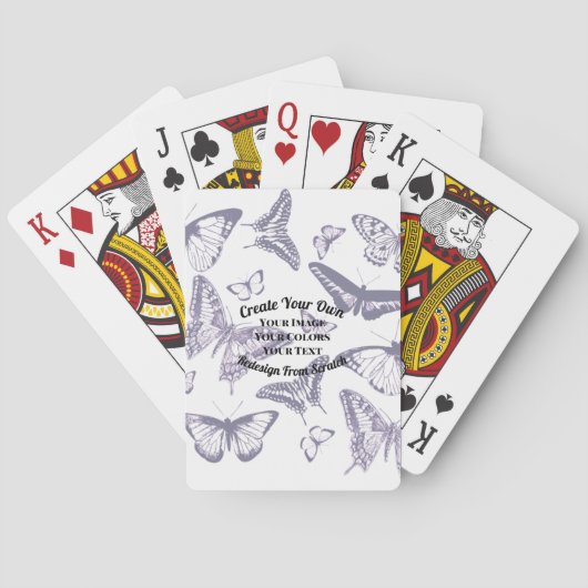 Creëer Uw eigen aangepaste ontwerp Pokerkaarten (Achterkant)