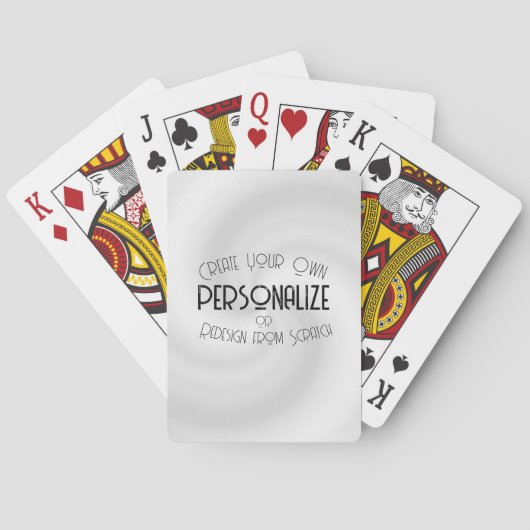 Creëer Uw eigen aangepaste ontwerp Pokerkaarten (Achterkant)
