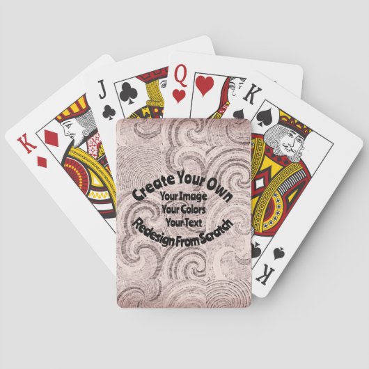 Creëer Uw eigen aangepaste ontwerp Pokerkaarten (Achterkant)
