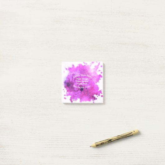 Creëer Uw eigen aangepaste ontwerp Post-it® Notes (Op bureau)